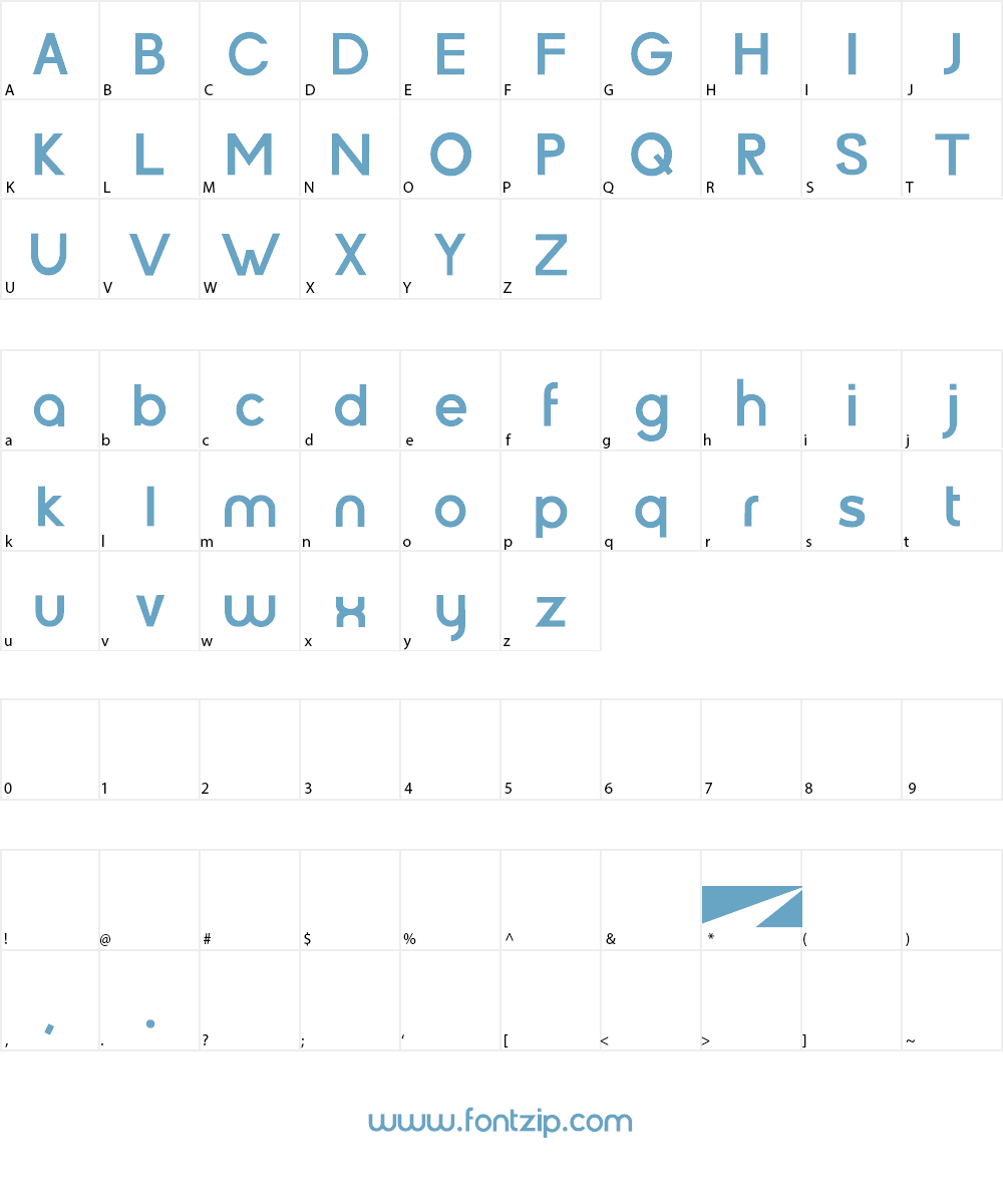 Budget 2012 Font Character